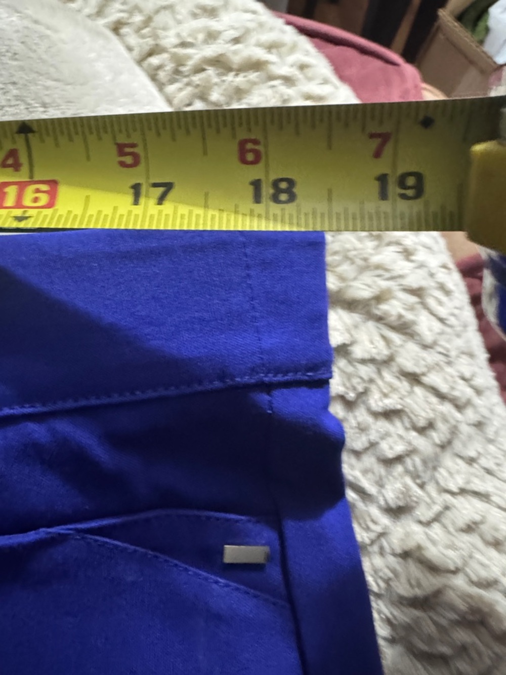 Royal blue capris - Picture 3 of 5